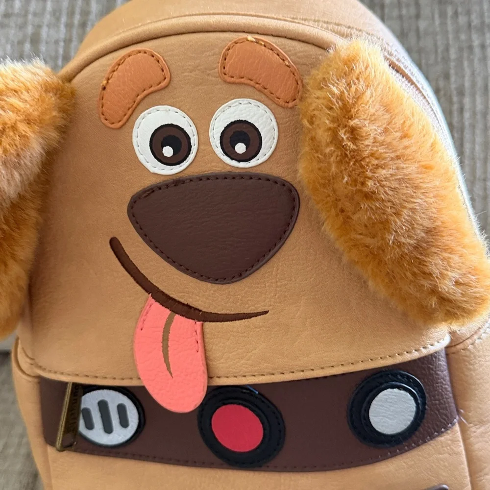 Disney loungefly Dug from Up backpack adjustable 10 by 8